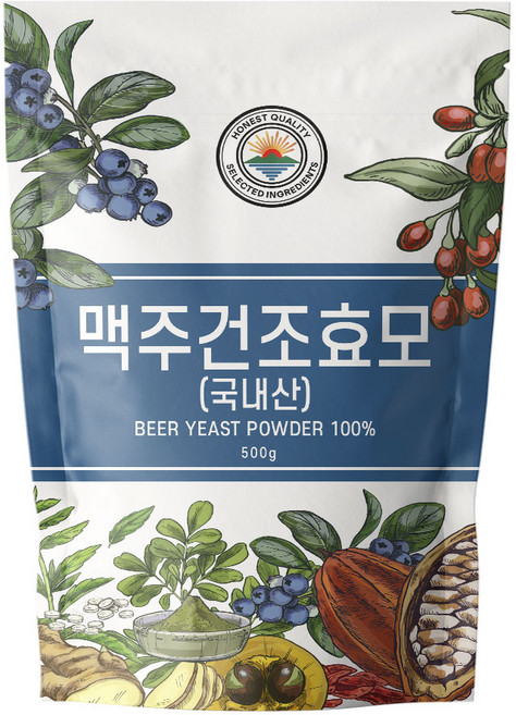해나식품 국산 맥주효모 500g 1kg, 1개