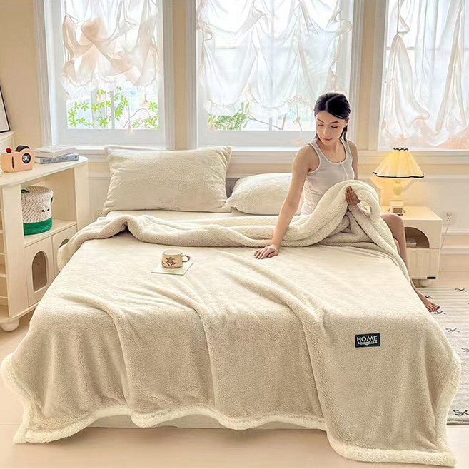 스텔라룸 양털 극세사 담요 블랭킷