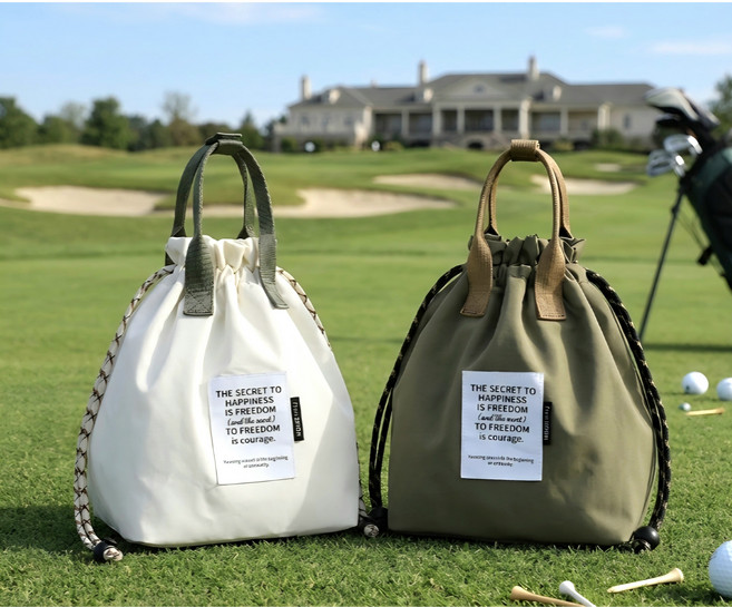 버디캐디샵 골프 보냉백 라운딩 간식 피크닉 직장인 점심 도시락 가방 보온 보냉 예쁜 파우치 보냉가방, 옵션2) 그린카키, 1개