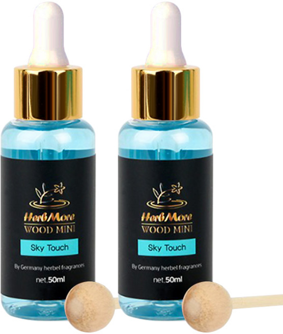 허브모아 우드미니 디퓨저 50ml 리필, 2개, 스카이터치