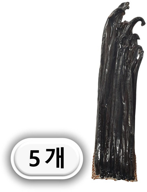 [ 원시림이 키운 천연 바닐라빈 ]스탠다드급 바닐라빈 파푸아뉴기니 부건빌 버번종 베이킹 커피, 5개, 50g