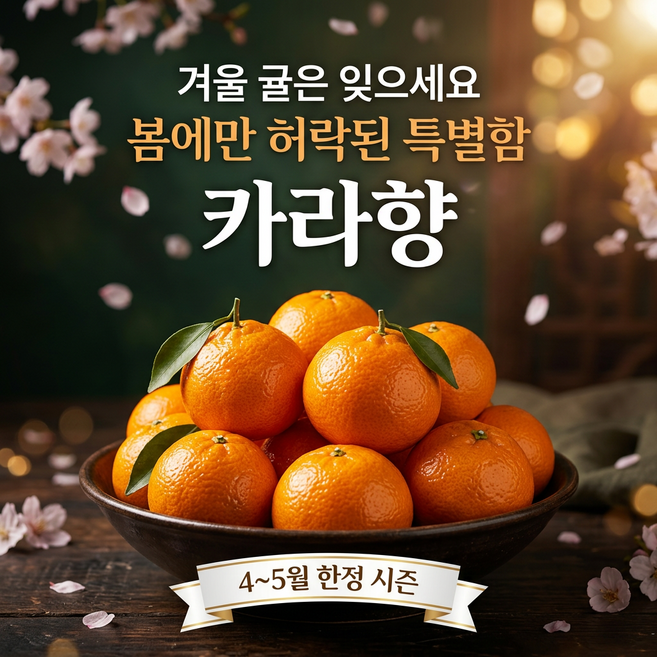 다과만찬 당도선별 새콤달콤 제주 카라향 15Brix, 1박스, 카라향 (중소과) 5kg