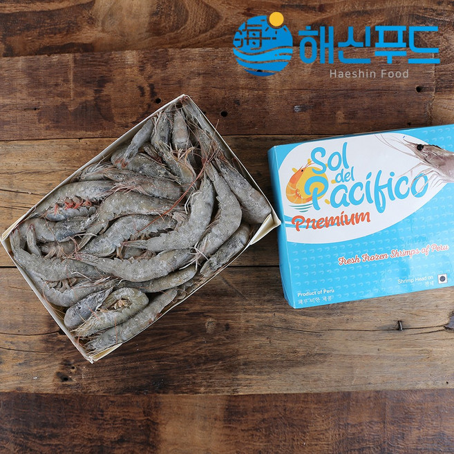 페루산 흰다리새우 냉동 왕새우 생새우 제철 대하, 흰다리새우 소 [50/60] 100미~120미, 1개, 2kg