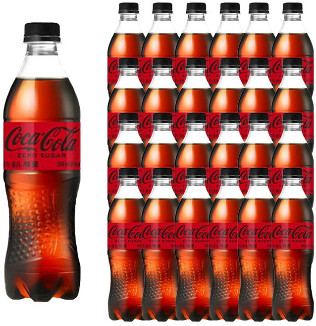 코카콜라 제로 페트, 500ml, 24개