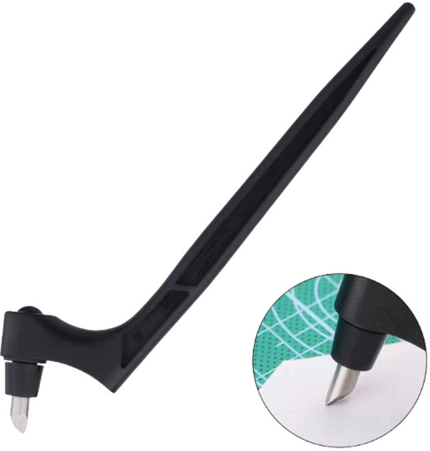 360도 회전하는 정밀 커팅펜 아트나이프 종이 필름 비닐 컷팅펜 DIY 공예 공작용, 3개, 혼합색상