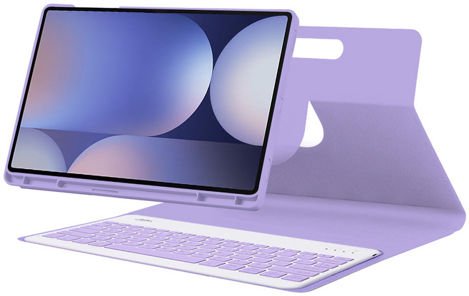 삼성 갤럭시탭 S9 울트라 14.6 마그네틱 키보드 S펜수납 호환 케이스 갤럭시탭 S10 울트라 S8 울트라 공용, 라벤더, 1개