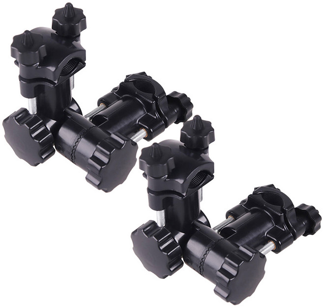 아띠꼴로 360도 낚시대 거치대 파라솔 각도기 각도조절기 지지대 꽂이, 2개