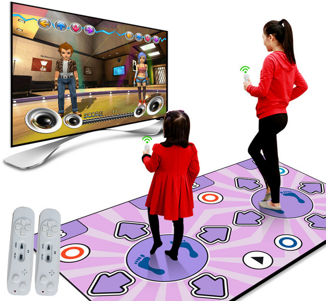 AKRUA 펌프게임 2인용 더블 DDR 댄스 pump 요가 홈트 피트니스 오락실, 유선 B, 1개