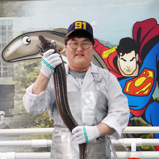 통영 바다장어 손질 장어 붕장어 아나고, 1개, 1kg, 바다장어(중/4~5미)