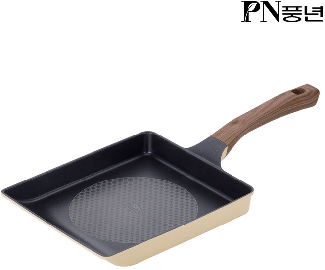 PN풍년 인덕션 마레 카놀리 IH 리저브 사각팬, 25cm, 1개