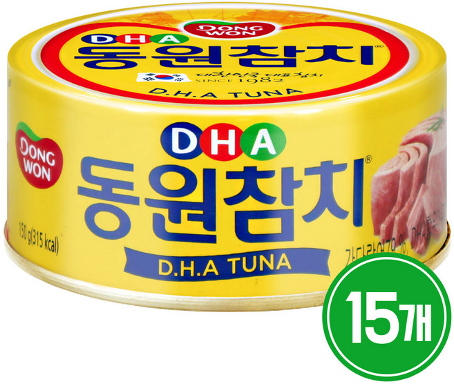 동원 DHA참치, 150g, 15개
