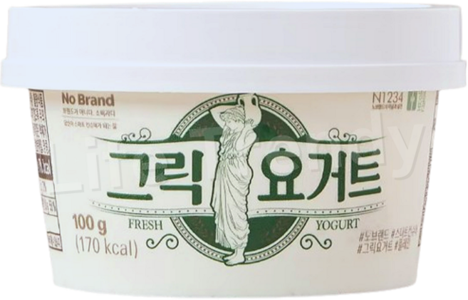 노브랜드 그릭요거트 냉장 수량, 1개, 100g