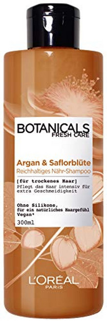 유럽 LOréal Paris Botanicals 프레시 케어 아르간 앤 잇꽃 꽃 영양 샴푸 1팩1 x 300ml 헤어케어, 1개