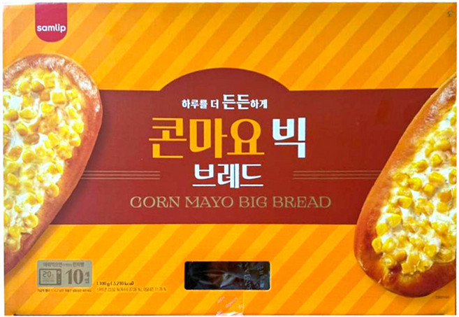 삼립 콘마요 빅브레드, 10개, 110g