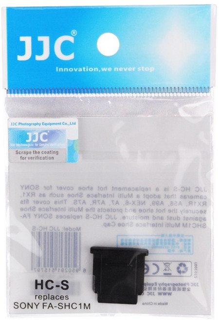JJC 熱靴蓋 適用 Sony 相機, 1個, HC-S