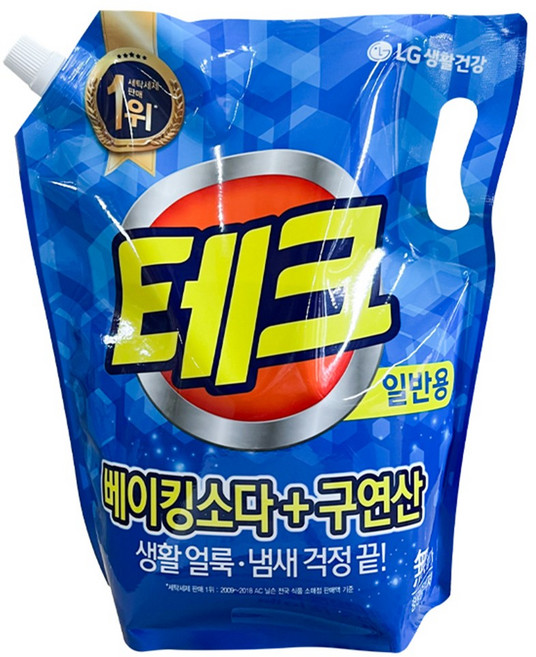 엘지 테크 베이킹+구연산 일반 리필 2L x3개