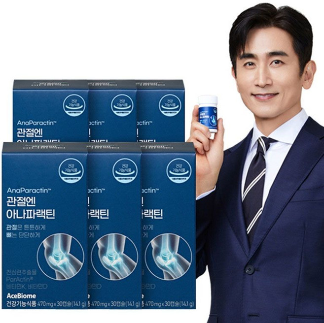 관절엔 아나파랙틴 6개월, 6박스, 30정