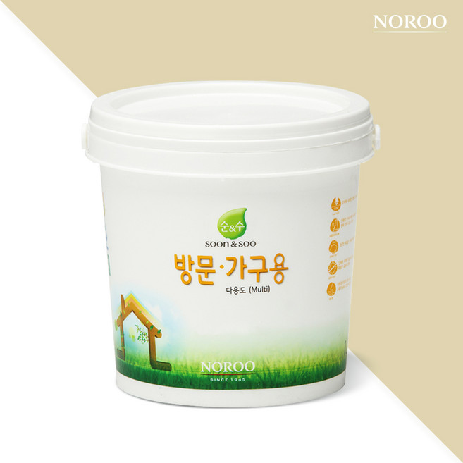 순앤수 항균 방문 가구용 페인트 1L, 소프트머드 NR3155, 1개