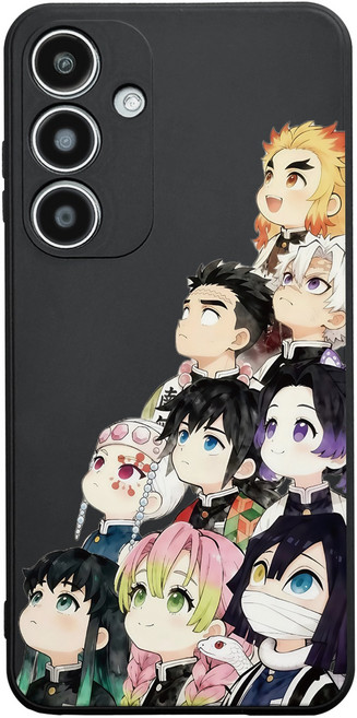 귀멸의 칼날 총집합 블랙 실리콘 케이스