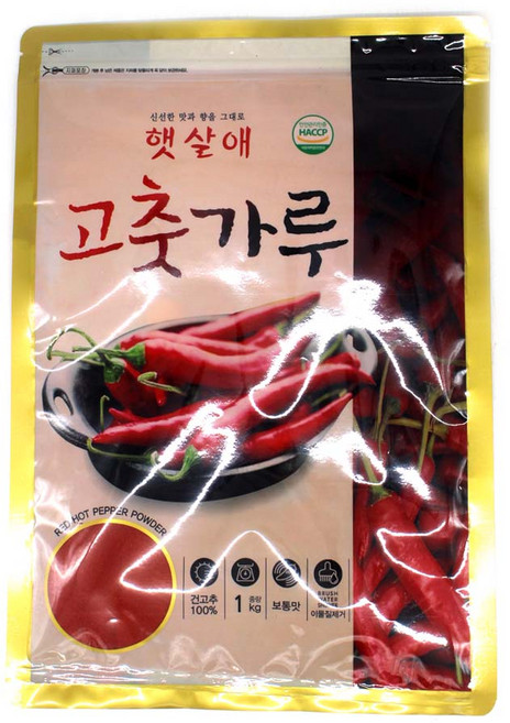 태원식품 햇살애 중국산 고춧가루 장용 보통맛 1kg, 10개