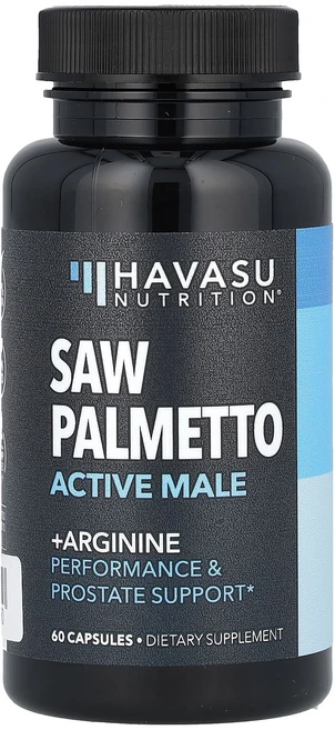 단백질 비타민 철분 마그내슘 칼슘 Havasu Nutrition 쏘팔메토 액티브 남성 캡슐 60정 고루고루섭취해주세요, HavasuNutrition쏘팔메토액티브남성캡슐60정, 1개 - 쿠팡