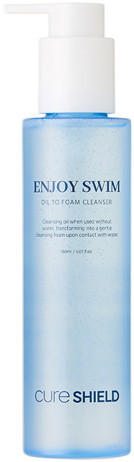 인조이스윔 수영장 염소 제거 비건 저자극 폼클렌징 오일 투 폼 클렌저, 1개, 150ml