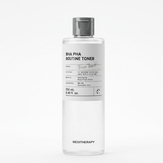 【官方授權】MEDITHERAPY BHA+PHA 每日拋光化妝水 250ml 1瓶, 1組