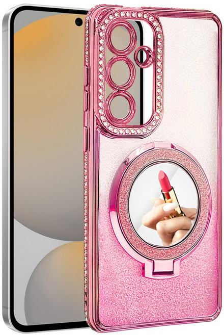 더조은셀러 스파클 거울 큐빅 스탠딩 케이스