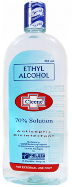 Cleene Ethyl Alcohol 500ml 클린 에틸 알콜 손소독제, 1개