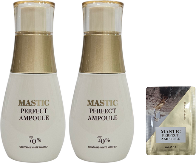 매스티나 시즌3 최신상 화이트 매스틱 퍼펙트 앰플 25ml+체험분, 2개, 25ml