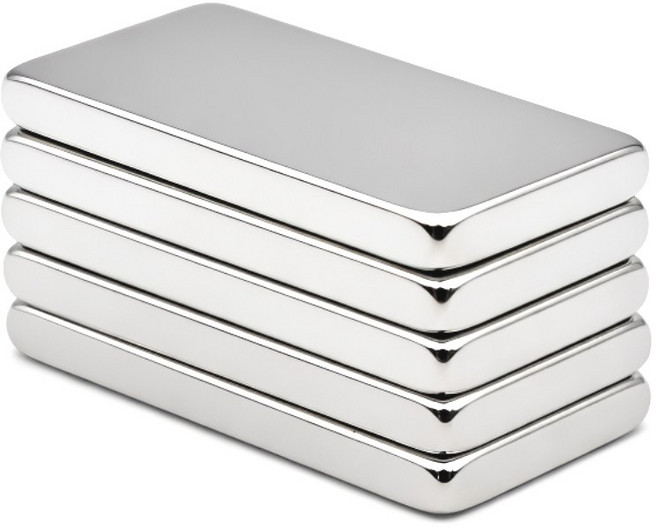 마니코 강력 네오디움 사각자석 20x10x2mm 소형 강력자석, 5개, 실버