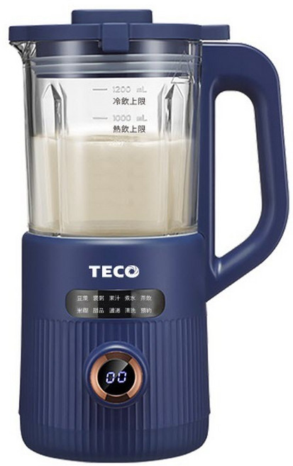 TECO東元 多功能冷熱調理破壁豆漿機, XYFYS007B 藏青色