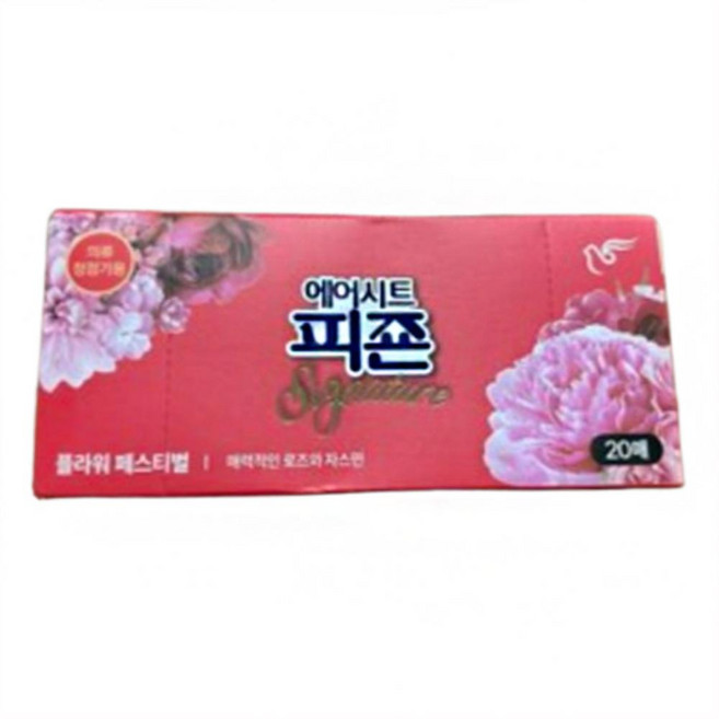 피죤 에어시트 의류청정기용 플라워페스티벌 단품, 20개입, 12개