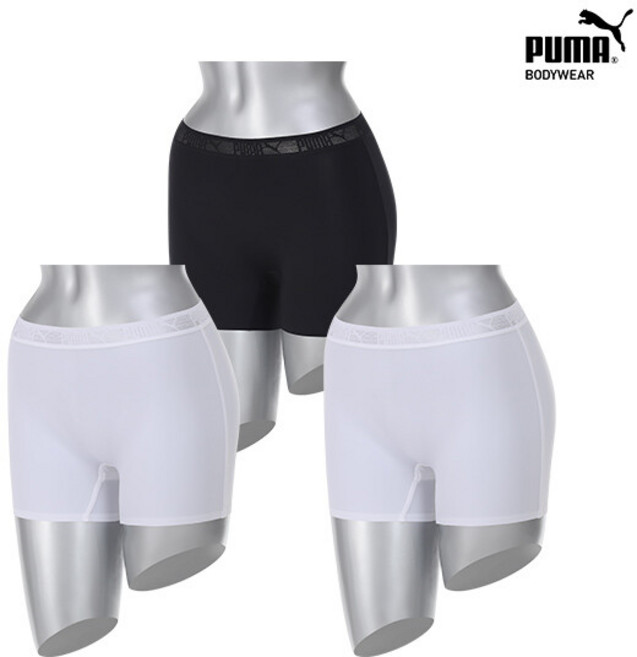 [푸마바디웨어] [푸마][푸마] 여성 스킨라이크 2차 드로즈 3종 세트 C