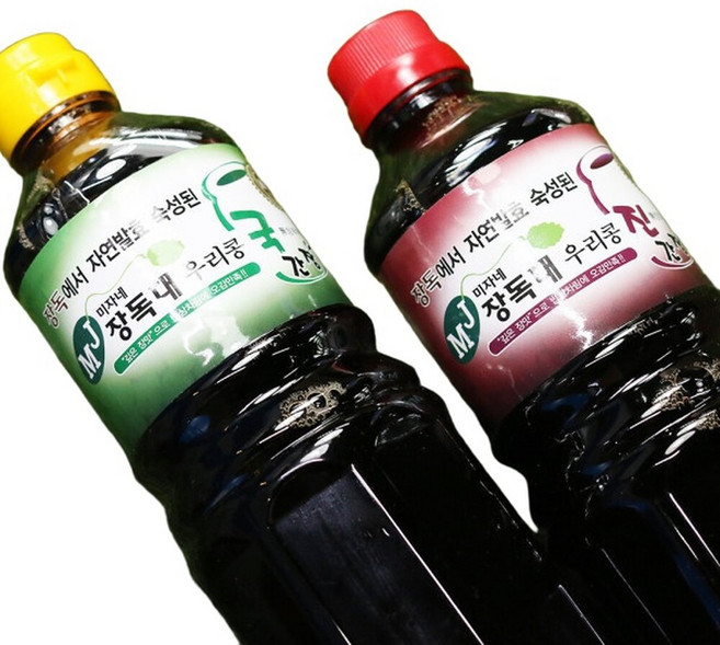 미자네 장독대 우리콩 국간장 미자네 장독대 우리콩 국간장 960ml, 1개