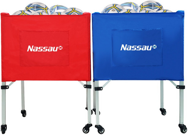 낫소 이동식 볼캐리어 카트 사각볼망 NSBCC 공보관함, 레드, 1개