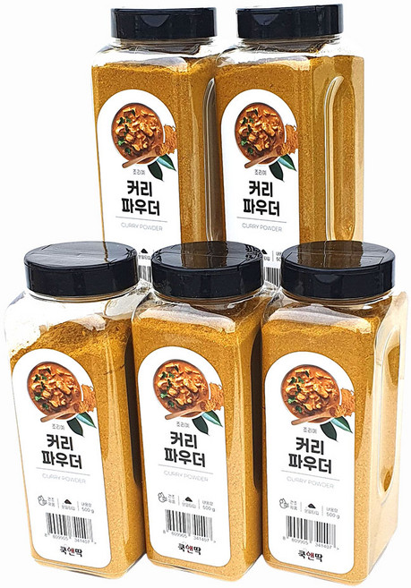 새마원 쿡앤딱 커리 카레 분말 500g 파우더 가루, 5개