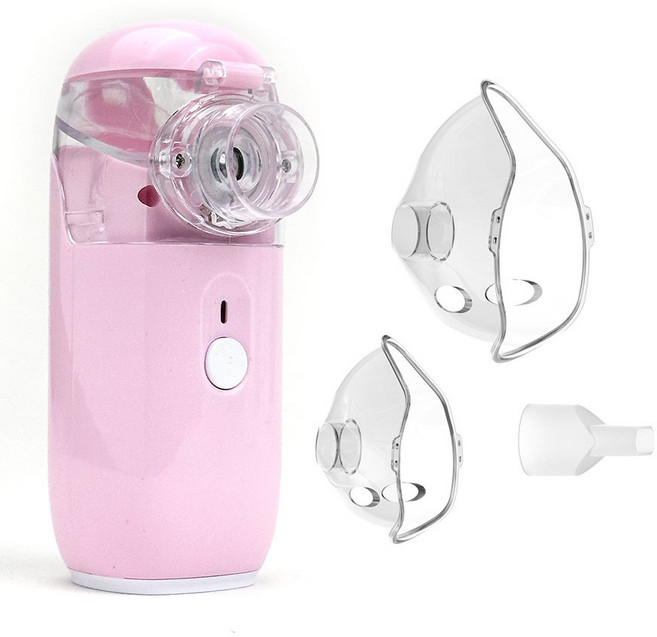 SYC123휴대용 스프레이 기계 미세 메쉬 타입 초미세 분사 가정용 네블라이저 N3, 분홍색
