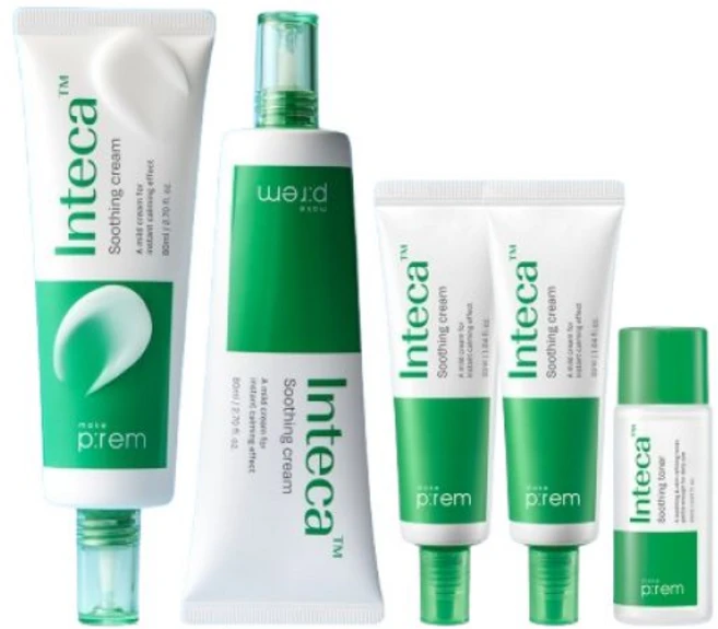 (정품) 더블구성미니3종 증정 메이크프렘 인테카 수딩 크림 80ml 2개 - 쿠팡