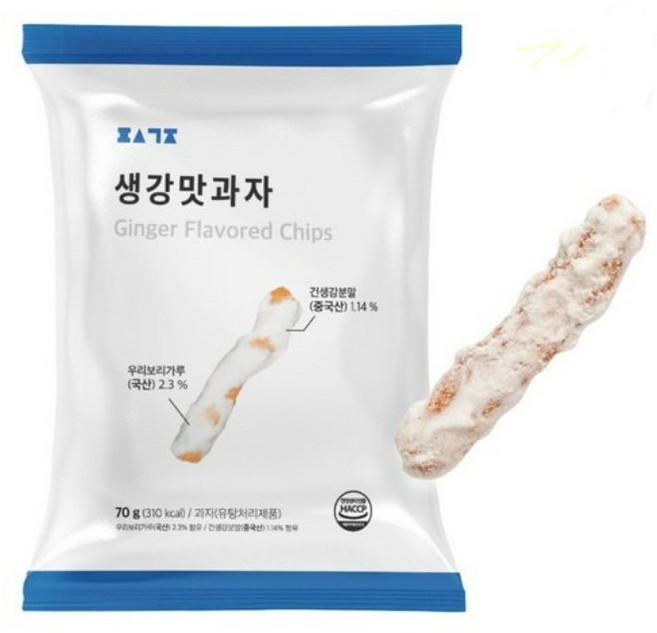 편식공장 생강맛과자, 12개, 70g