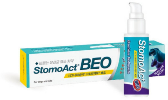 스토모액트 베오 반려동물 치약, 90g, 1개