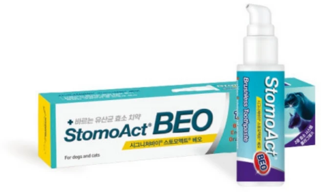 시그니처바이 스토모액트 베오 반려동물 치약, 90g, 1개입, 1개 - 쿠팡