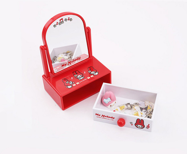 마이멜로디 레트로 미니 서랍 화장대, 플라스틱제 외