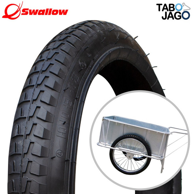 타보자고 흥아타이어 26x2-1/2 26인치 리어카 리아카 핸들카 손수레 대차 운반용 타이어, 1개