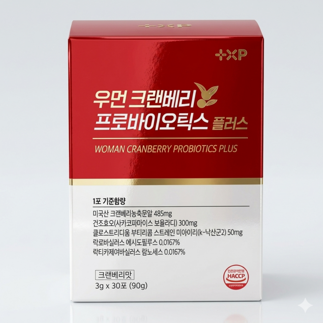 우먼 크랜베리 프로바이오틱스, 3g, 1개