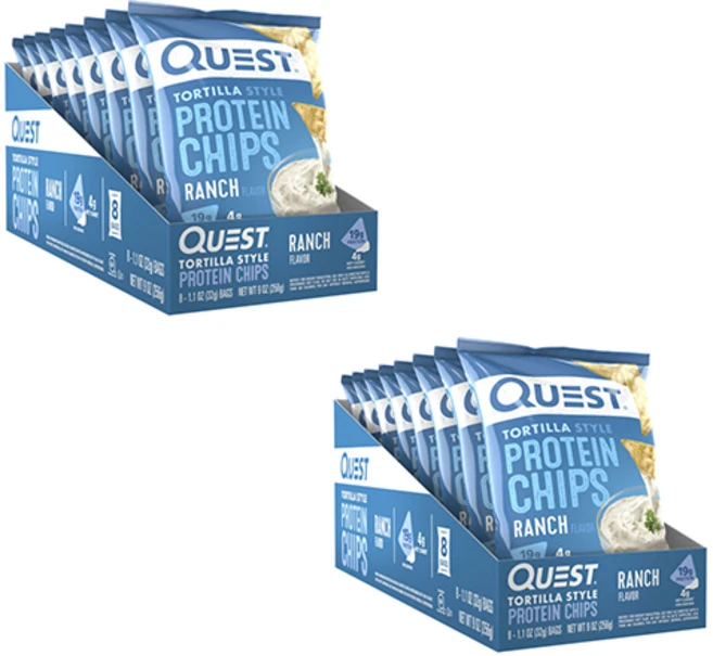 퀘스트뉴트리션 프로틴 칩 토르티야 스타일, 32g, 16개 - 쿠팡