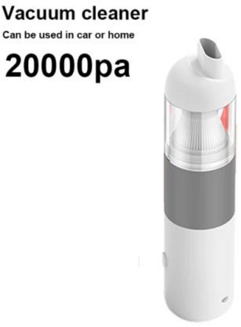 샤오미-대형 흡입 휴대용 핸드 헬드 진공 청소기 자동차 Mi 충전식 가정용 20000PA 무선 먼지 수집기 Xiaomi, grey
