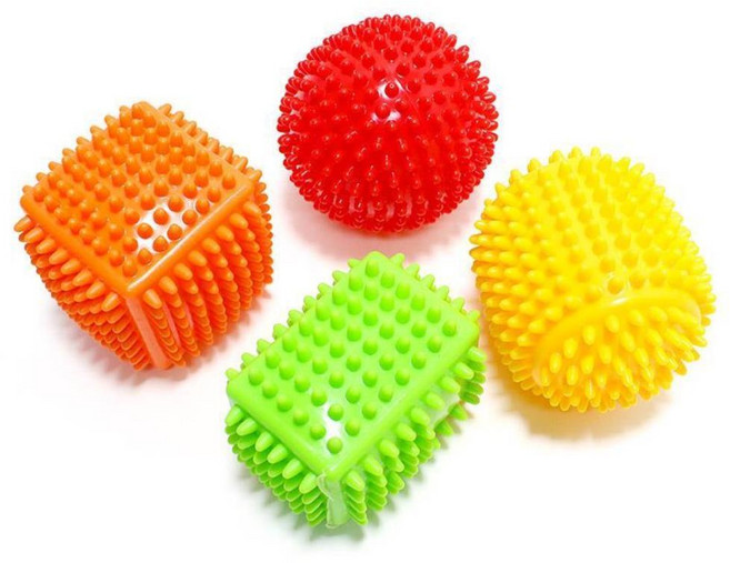 손자극 소프트지압볼 유아 소근육 촉각놀이 어린이운동 촉감 선물 운동 공, 1개