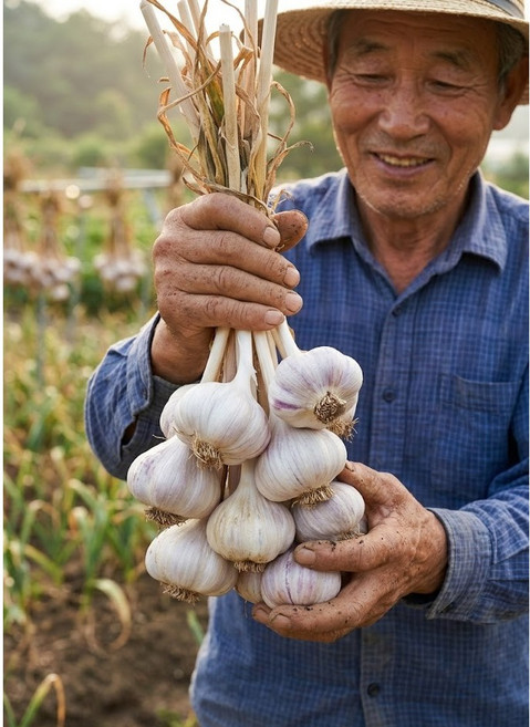 26년 국내산 서산 피마늘 햇마늘 (대) 3kg / 5kg, 1개, 5kg ( 대 )