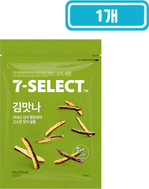 PB 맛사랑 김맛나 봉지과자, 1개, 160g